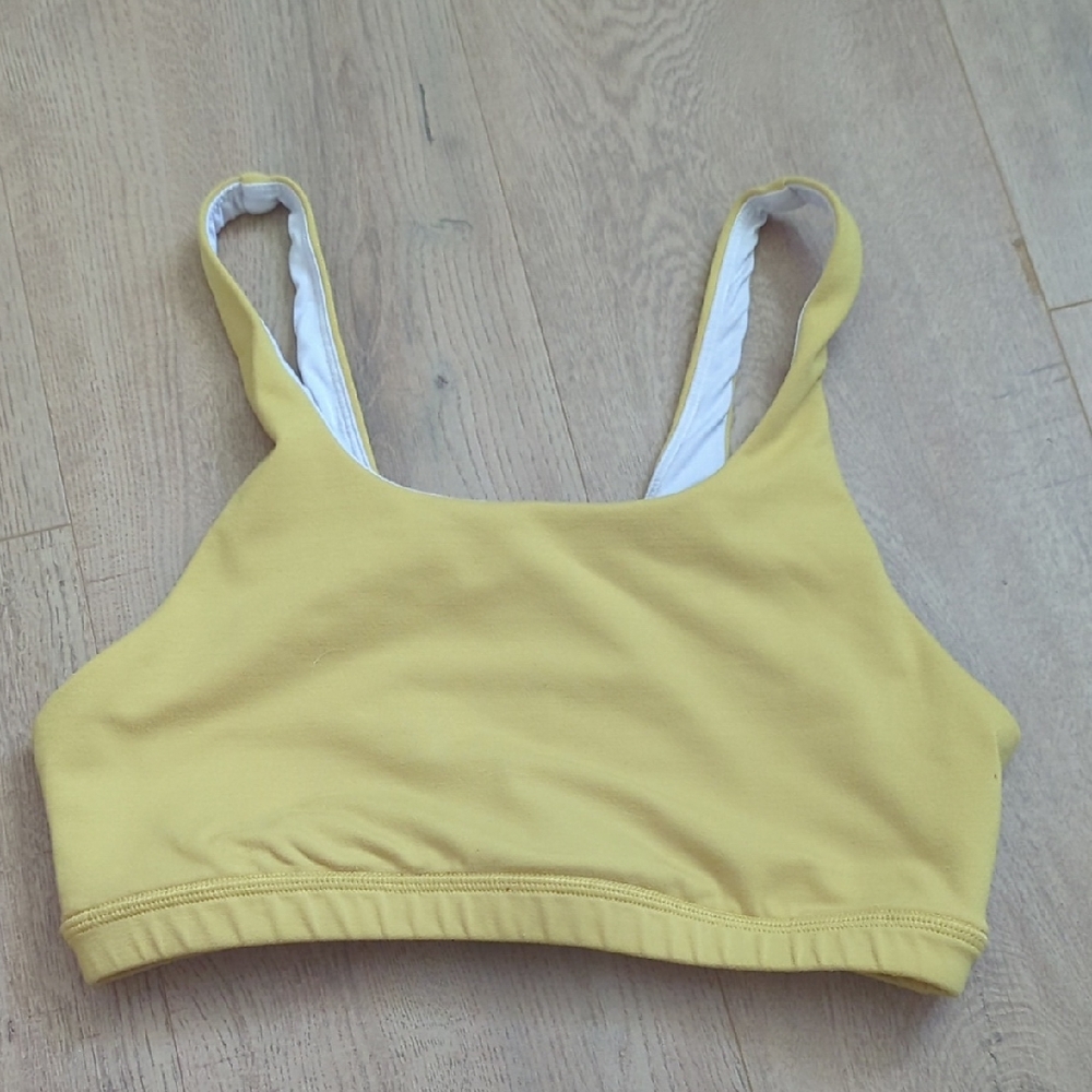 Fleo Yellow Sports Bra